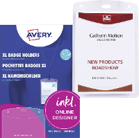Avery Zweckform 4834XL Insteekplaatje naamplaatje (b x h) 148 mm x 105 mm 50 stuk(s)