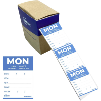 Avery Zweckform DLDMONREV 500 Multifunctionele etiketten 40 x 56 mm Papier Blauw 1 stuk(s) Weer verwijderbaar Handschriften