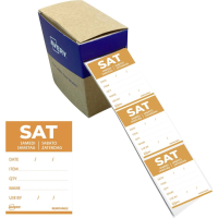 Avery Zweckform DLDSATREV 500 Multifunctionele etiketten 40 x 56 mm Papier Oranje 1 stuk(s) Weer verwijderbaar Handschriften
