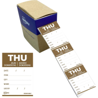 Avery Zweckform DLDTHUREV 500 Multifunctionele etiketten 40 x 56 mm Papier Bruin 1 stuk(s) Weer verwijderbaar Handschriften