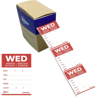 Avery Zweckform DLDWEDREV 500 Multifunctionele etiketten 40 x 56 mm Papier Rood 1 stuk(s) Weer verwijderbaar Handschriften