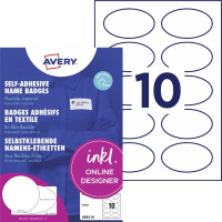 Avery Zweckform J4882 20 Naamplaatje Kennzeichnungsetiketten (b x h) 85 mm x 50 mm 200 stuk(s)