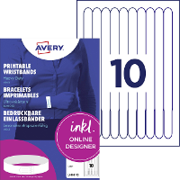 Avery Zweckform L4000 10 Toegangsbandje (l x b x h) 265 x 18 x 265 mm kleefstrip 100 stuk(s)