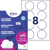 Avery Zweckform L4881 20 Naamplaatje Kennzeichnungsetiketten (b x h) 65 mm x 65 mm 160 stuk(s)