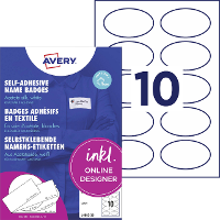 Avery Zweckform L4882 20 Naamplaatje Kennzeichnungsetiketten (b x h) 85 mm x 50 mm 200 stuk(s)