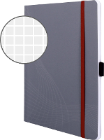 Avery Zweckform Notizio 7019 Geruit Grijs Aantal Paginas: 80 Din A5