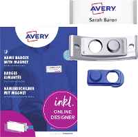 Avery Zweckform POL20MA66 20DR Naamplaatje (b x h) 68 mm x 22 mm 20 stuk(s)