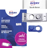 Avery Zweckform POL35MA66 10DR Naamplaatje (b x h) 80 mm x 34 mm 10 stuk(s)
