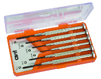 AVIT AV05010 Schroevendraaierset Elektronica en fijnmechanica 6 delig Plat, Kruiskop Phillips