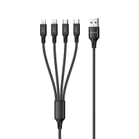 Awei CL 129 Four in One 2.4A oplaadkabel voor gegevensoverdracht