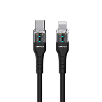 AWEI CL 138T PD Fast Charge 60W datakabel met licht voor XIAOMI Samrtphone tablet