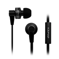 Awei Es 900m Super Bass Metal Headphones With Mic For Cell Phone