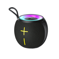 Awei KA19 Draagbare Spreker bluetooth 5.3 Spreker 66mm Hoorn 360° Stereo Surround Geluid RGB Licht Buitenshuis Draadloze