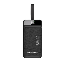 Awei P142K 22,5 W 50000 mAh Power Bank externe batterijvoeding met 3USB + 1Type C snel opladen voor iPhone 12 13 14 14Pr