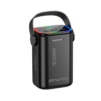 Awei P15K 100W 30000mAh Power Bank Externe Batterij Voeding met 2 Ingangen & 3 Uitgangen Snelladen voor iPhone 15 14 13