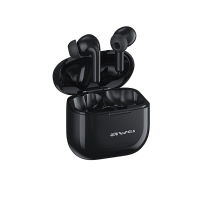 AWEI T1 Pro TWS Bluetooth 5.3 Koptelefoon HiFi Stereo 10 mm bewegende spoeleenheid HD Oproepen 300 mAh batterij IPX6 wat