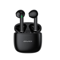 Awei T26 Pro TWS Oortelefoon Draadloze bluetooth 5.3 Hoofdtelefoon Waterdicht Stereo Sport Headsets Hoofdtelefoon met mi