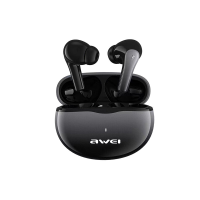 AWEI T62 TWS Bluetooth 5.3 Oortelefoon HiFi Stereo Bass ENC Ruisonderdrukking IPX5 Waterdichte in ear sporthoofdtelefoon