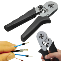 Awg24 10 Self Adjustable Terminal Crimping Tool Wire Cord Crimper Plier 0.08 6Mm²