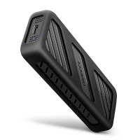 AXAGON AXAGON EEM2 20G NVMe SSD Gehäuse, USB C 3.2, 20 Gbps, 2230   2280   schwarz M.2 SSD behuizing USB C 3.2 Gen 2 20 GBit/s M.2 2230, 2242, 2260, 2280