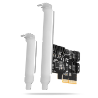 AXAGON PCES SA4X4 4 poorten PCI Express kaart PCIe Incl. Low Profile slotplaat