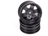 Axial 1:10 Crawler Velgen 6 Spaaks Zwart 2 Stuks