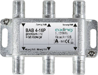 Axing BAB 4 16P Kabel TV lasdoos 4 voudig 5   1218 MHz