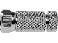 F stekker met dubbele rubberen afdichting Kabeldiameter: 6.8 Mm
