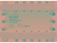 Axing SPU 556 09 Satelliet multiswitch cascade Ingangen (satelliet): 5 (4 satelliet / 1 terrestrisch) Aantal gebruikers: 6