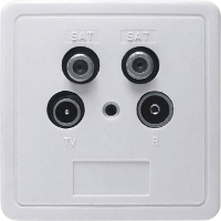 Axing SSD 4 00 Antennedoos Twin Inbouw Steekleidingdoos