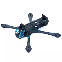 Asixvliegende Manta 5 SE 223mm wielbasis T700 koolstofvezelplaatframekit compatibel met DJI O3/19mm camera voor FPV race