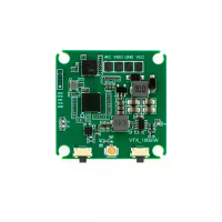 Axisvliegen Smurfen Mini 5.8GHz 40CH Analog VTX, 25/50/100mW FPV zender, IRC Tramp OSD, IPEX, 5 25V, 25,5×25,5mm, 3,1g,