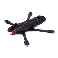 Axisvliegende Manta 5 pro Squashed X / DC 5 Inch Carbon Fiber Frame Kit Ondersteuning DJI O3 voor DIY Freestyle RC FPV R