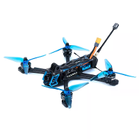 Axisflying Manta 5 SE Suqeshed X Smurfs GPS FPV Racing Drone PNP BNF met Analoge Versie / DJI O3 Lucht Eenheid Optie