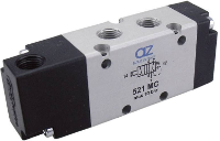 AZ Pneumatik AZ521 MC 5/2 weg ventiel pneumatisch/veerretour NC G1/8