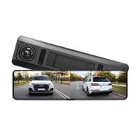 AZDOME AR12 11,26 inch Scherm Achteruitkijkspiegel Dash Cam Parkeersysteem Touchscreen DVR Voor  en Achterlens WiFi GPS