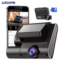 Azdome C9 PRO 1080P Dual Camera GPS Tracking WiFi 24 Uur Afstandsbediening Auto DVR Dash Cam met 64G Geheugenkaart