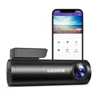 AZDOME M300 Auto DVR Spraakbesturing Dash Cam 1296P WiFi Dashcams Verborgen Auto Camera Nachtzicht G Sensor 24 Uur Parke