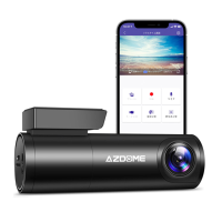 AZDOME M300 Auto DVR Spraakbesturing Dash Cam 1296P Wifi Dashcams Verborgen Auto Camera Nachtzicht G Sensor 24H Parking