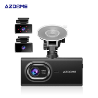 AZDOME M560 1080P 3 Lens 4 Inch Auto DVR Dash Cam HD Groothoek WIFI Mobiele Telefoon Interconnectie Parkeerbewaking Rijd