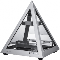 AZZA Pyramid Mini 806 showcase behuizing 1x USB A 3.2 (5 Gbit/s), 1x Audio, Window kit