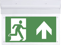 B SAFETY BR599130 LED vluchtwegverlichting Plafondopbouwmontage Uitgang, Vluchtweg, Rechts, Links