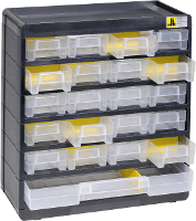 Opslagmagazijn (b x h x d) 300 x 335 x 135 mm Zwart, Geel Allit VarioPlus Basic 32 458090 1 stuks