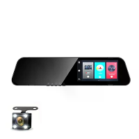 B15Y 4,5 inch touchscreen 1080P HD voor  en achteropname achteruitkijkspiegel camerasysteem nachtzicht achtercamera AI c