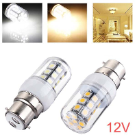 B22 Led Bulbs 12v 3w 27 Smd 5050 White/warm White Corn Light