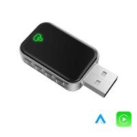 2 In 1 Draadloze Carplay Android Auto Adapter 5.8G Transmissiefrequentie Plug en Play