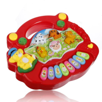 Baby Kids Child Animal Farm Keyboard Electrical Piano Musical Toy