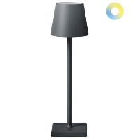 BACEIRO   Tafellamp   Donkergrijs   Aluminium