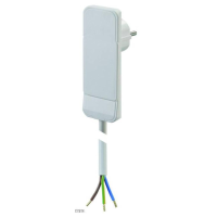 Bachmann 933.004 Stroom Aansluitkabel 16 A Wit 1.50 M H05VV F 3G 1,5 mm²