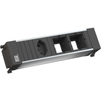 Bachmann POWER FRAME 1x wandcontactdoos, 2x speciale module wandcontactdoos Small | Zwitserland